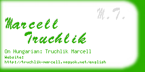 marcell truchlik business card